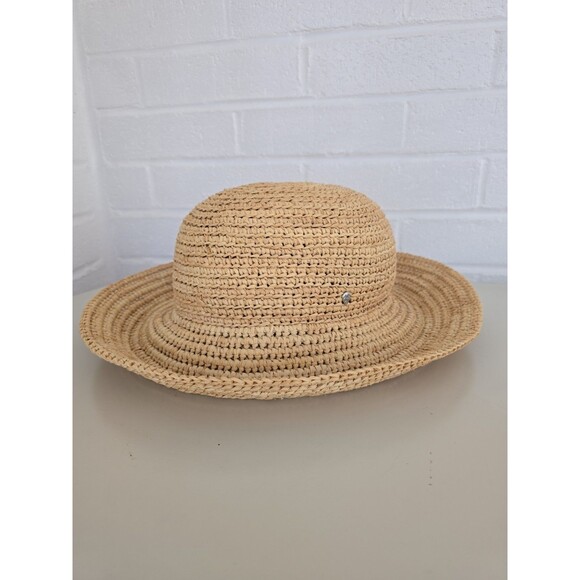 Helen Kaminsk Australia Handmade In Madagascar 100% Raffia Hat main image 3